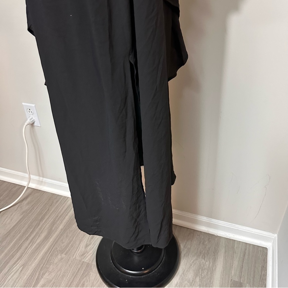 New Rachel Roy Black Ruffled Petal Sleeve Sheath Dress in Size XL - Picture 8 of 11